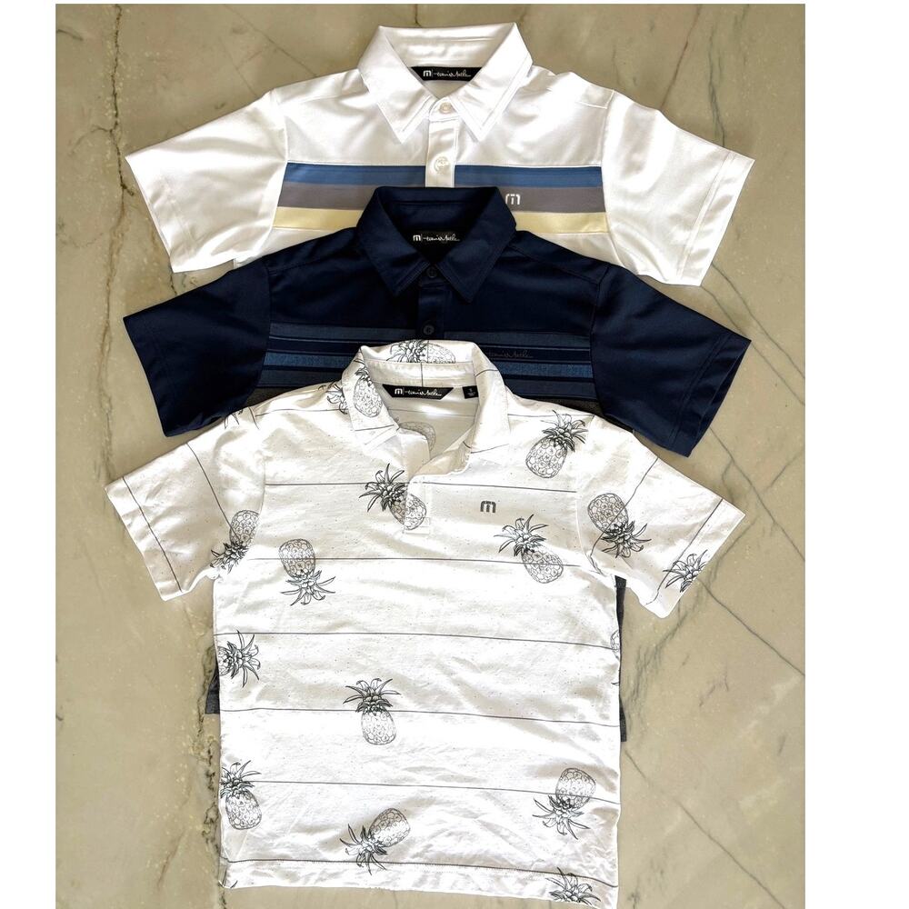 3 Travis Mathew Youth Boys os Size S Preppy Golf Classic Quality Lifestyle
